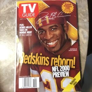 TV Guide Deion Sanders Redskins 2000 (Special & Washington Edition)